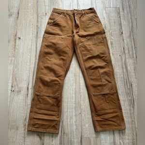 Carhartt men’s utility double-knee brown pant 30X30
